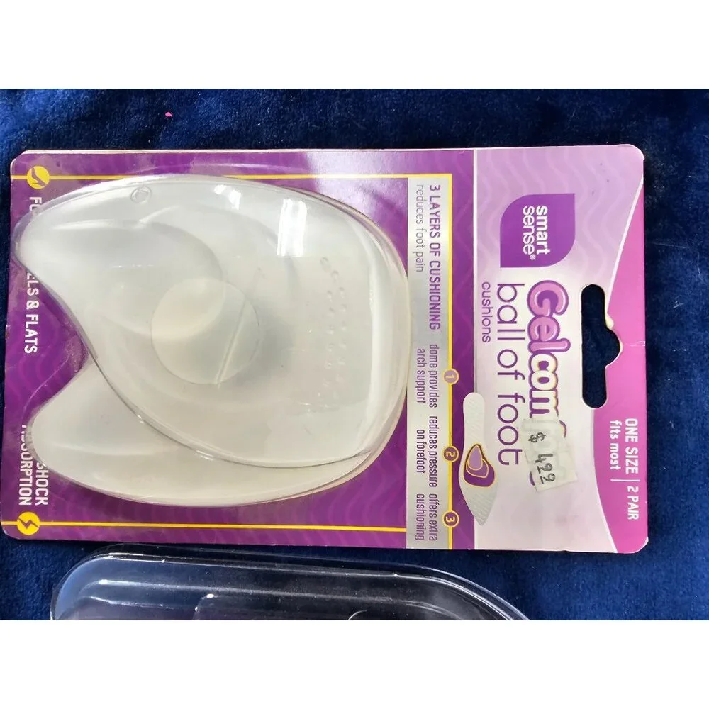Kiwi Smiling Feet Ball of Foot Cushions 1 Pair Smart Sense Gelcomfort Cushions 2